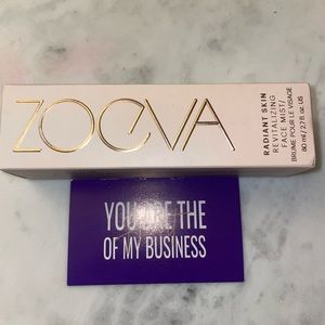 🆕💋Zoeva Radiant Skin Revitalizing Face Mist 80mL 💚🩷💚